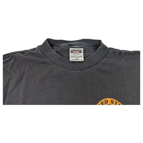 Vintage 90s United States Army T Shirt Size L USA distressed holy faded - Picture 4 of 11